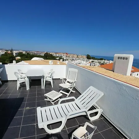 Oura Panoramic Sea View Roof Top, Pisc, Plage 200m, Strip Appartement Albufeira